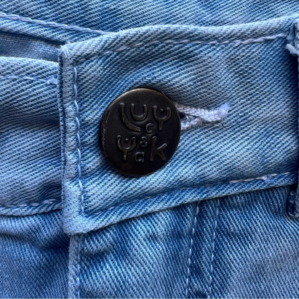 Lucy & Yak Cole Baggy High Waist Wide Leg Jeans - Picture 7 of 12